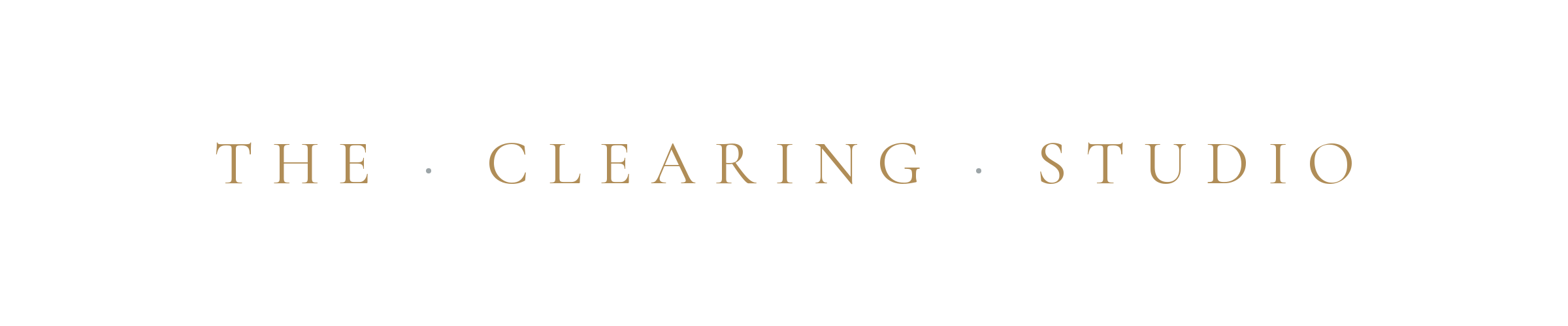 The Clearing Studio wordmark transparent